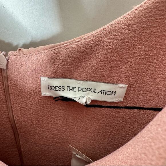 DRESS THE POPULATION Pink Maxi Dress NWT in Medium - Picture 2 of 8